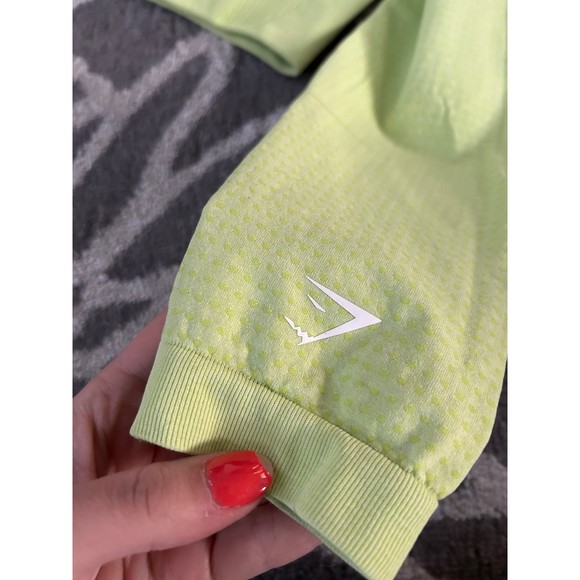 Gymshark Flex High Waisted Leggings in Bright Green - Picture 3 of 3
